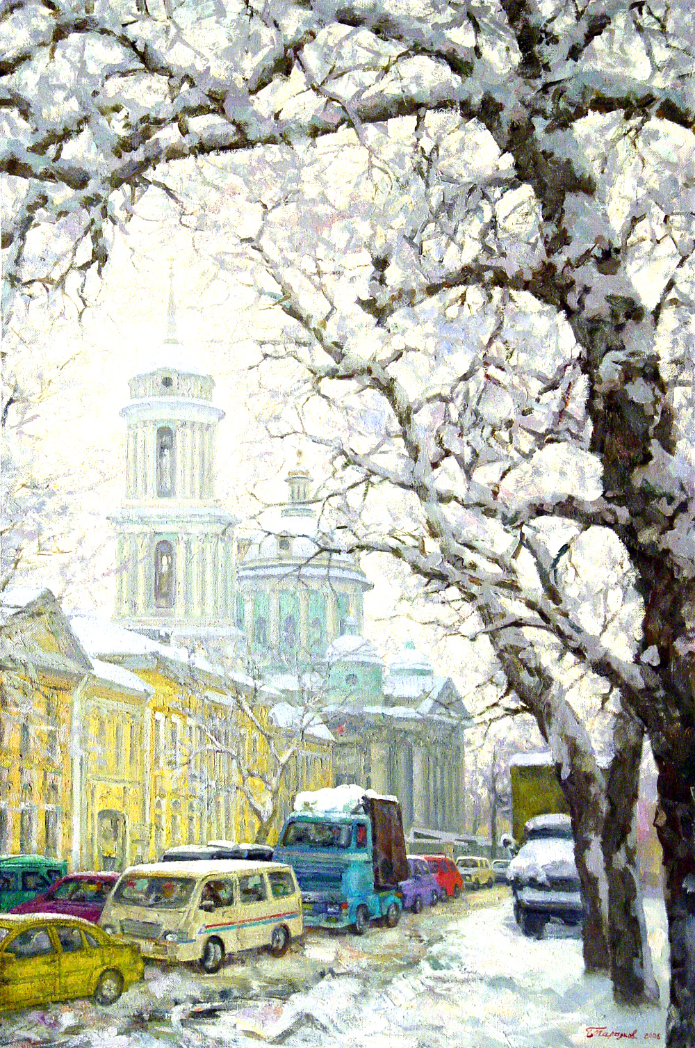Москва в снегу (Зима на Таганке)