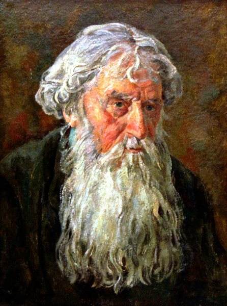 Portrait of old man Buldyzhov