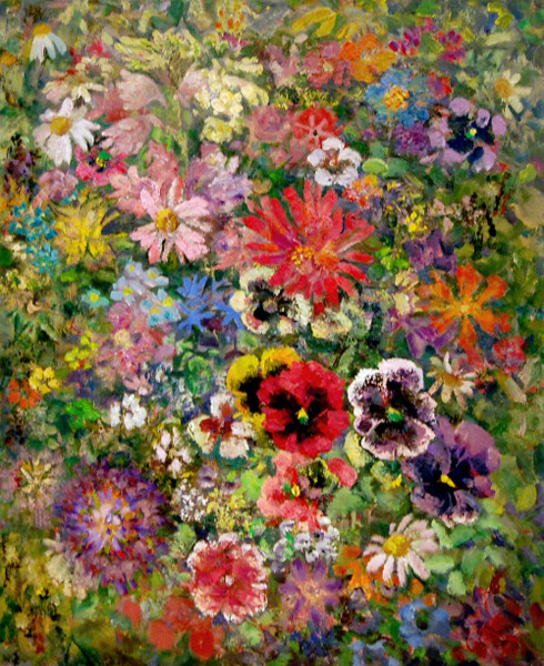 Flowers as a carpet