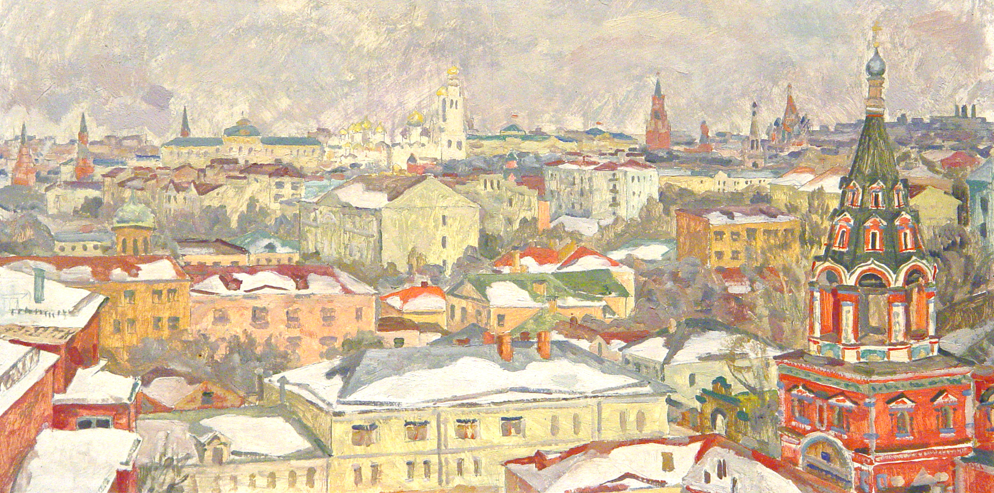 Moscow winter (etude)