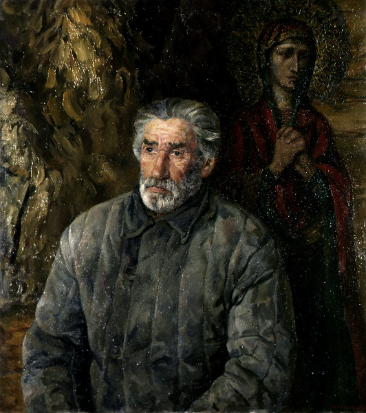 Vasily Kuzmich after death of his wife