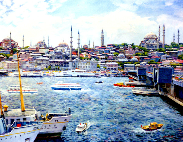 Стамбул. Пролив Золотой Рог